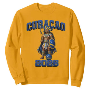 Curacao Warrior Football Fan Sweatshirt Proud Island Game Day Gift