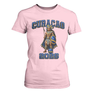 Curacao Warrior Football Fan T Shirt For Women Proud Island Game Day Gift