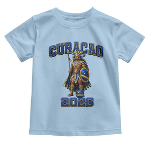Curacao Warrior Football Fan Toddler T Shirt Proud Island Game Day Gift