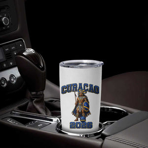 Curacao Warrior Football Fan Tumbler Cup Proud Island Game Day Gift