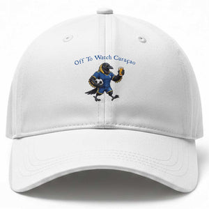 Funny Curacao Bird Soccer Fan Gift Baseball Cap Off To Watch Curaçao