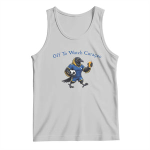 Funny Curacao Bird Soccer Fan Gift Tank Top Off To Watch Curaçao