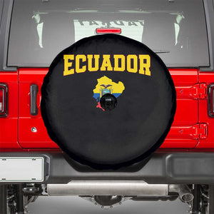 Proud Ecuadorian Map Spare Tire Cover Ecuador Roots Heritage Pride