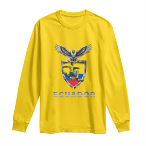 Ecuador Soccer Lover Long Sleeve Shirt Proud Ecuadorian Game Day Gift