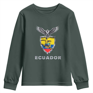 Ecuador Soccer Lover Youth Sweatshirt Proud Ecuadorian Game Day Gift