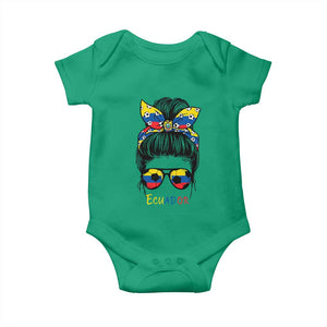 Ecuador Soccer Baby Onesie Chica Ecuatoriana Pride Game Day Gift