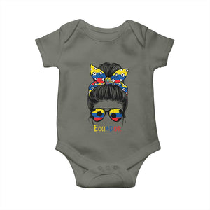 Ecuador Soccer Baby Onesie Chica Ecuatoriana Pride Game Day Gift
