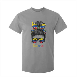 Ecuador Soccer T Shirt For Kid Chica Ecuatoriana Pride Game Day Gift