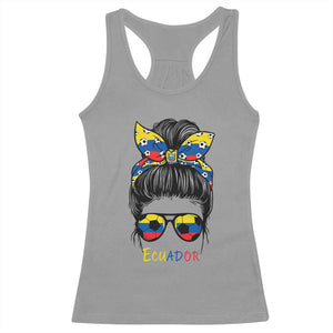 Ecuador Soccer Racerback Tank Top Chica Ecuatoriana Pride Game Day Gift