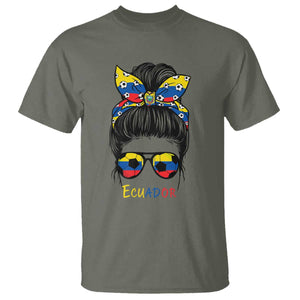 Ecuador Soccer T Shirt Chica Ecuatoriana Pride Game Day Gift