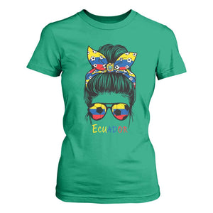 Ecuador Soccer T Shirt For Women Chica Ecuatoriana Pride Game Day Gift