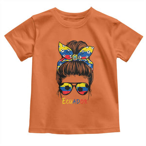 Ecuador Soccer Toddler T Shirt Chica Ecuatoriana Pride Game Day Gift