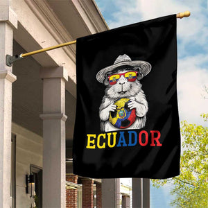Funny Ecuador Guinea Pig Soccer Fan Garden Flag Cavy Lover Gift