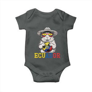 Funny Ecuador Guinea Pig Soccer Fan Baby Onesie Cavy Lover Gift
