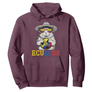 Funny Ecuador Guinea Pig Soccer Fan Hoodie Cavy Lover Gift