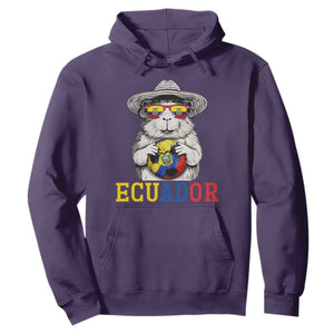 Funny Ecuador Guinea Pig Soccer Fan Hoodie Cavy Lover Gift