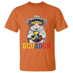 Funny Ecuador Guinea Pig Soccer Fan T Shirt Cavy Lover Gift