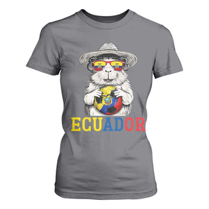 Funny Ecuador Guinea Pig Soccer Fan T Shirt For Women Cavy Lover Gift