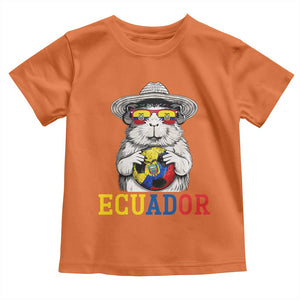 Funny Ecuador Guinea Pig Soccer Fan Toddler T Shirt Cavy Lover Gift