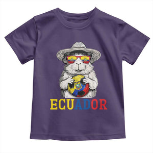 Funny Ecuador Guinea Pig Soccer Fan Toddler T Shirt Cavy Lover Gift