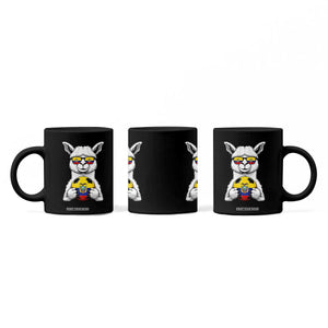 Funny Ecuador Alpaca Soccer Lover Coffee Mug South American Pride Gift