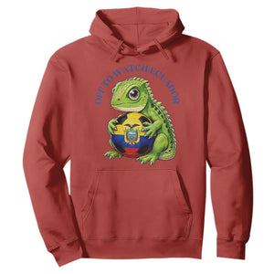 Off To Watch Ecuador Hoodie Funny Ecuador Iguana Soccer Fan Gift