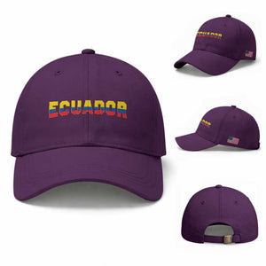 Vintage Ecuador Roots Baseball Cap Latin Heritage Pride Gift