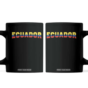 Vintage Ecuador Roots Coffee Mug Latin Heritage Pride Gift