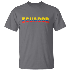 Vintage Ecuador Roots T Shirt Latin Heritage Pride Gift