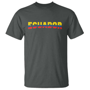 Vintage Ecuador Roots T Shirt Latin Heritage Pride Gift