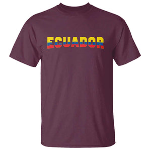 Vintage Ecuador Roots T Shirt Latin Heritage Pride Gift