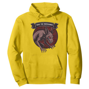 Chupacabra Hoodie Gothic Horror Save The Cryptid Gift TS12 Daisy Print Your Wear