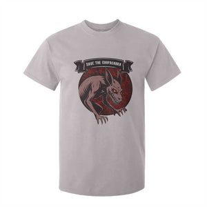 Chupacabra T Shirt For Kid Gothic Horror Save The Cryptid Gift TS12 Ice Gray Print Your Wear