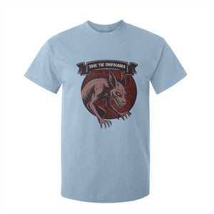 Chupacabra T Shirt For Kid Gothic Horror Save The Cryptid Gift TS12 Light Blue Print Your Wear