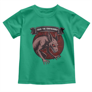 Chupacabra Toddler T Shirt Gothic Horror Save The Cryptid Gift TS12 Irish Green Print Your Wear