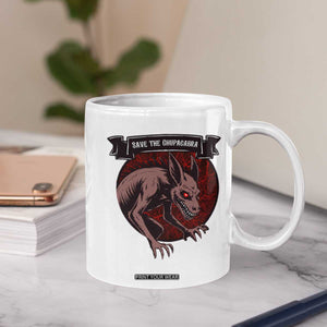 Chupacabra Coffee Mug Gothic Horror Save The Cryptid Gift TS12 Print Your Wear