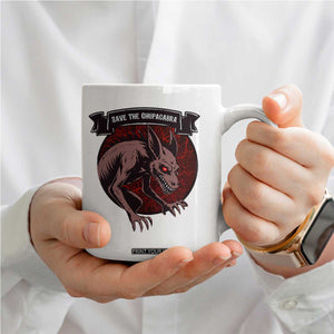 Chupacabra Coffee Mug Gothic Horror Save The Cryptid Gift TS12 Print Your Wear