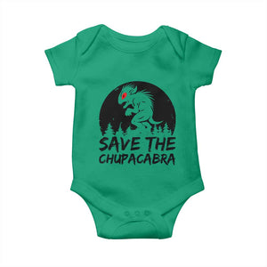 Chupacabra Baby Onesie Funny Cryptid Save The Goat Sucker Gift TS12 Irish Green Print Your Wear