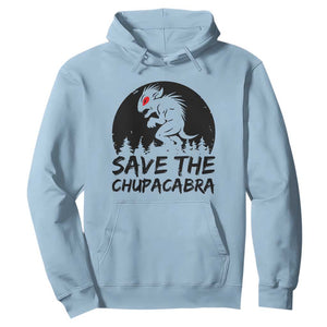 Chupacabra Hoodie Funny Cryptid Save The Goat Sucker Gift TS12 Light Blue Print Your Wear