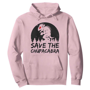 Chupacabra Hoodie Funny Cryptid Save The Goat Sucker Gift TS12 Light Pink Print Your Wear