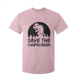 Chupacabra T Shirt For Kid Funny Cryptid Save The Goat Sucker Gift TS12 Light Pink Print Your Wear