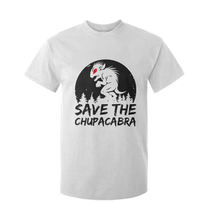 Chupacabra T Shirt For Kid Funny Cryptid Save The Goat Sucker Gift TS12 White Print Your Wear