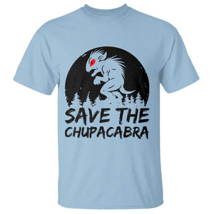 Chupacabra T Shirt Funny Cryptid Save The Goat Sucker Gift TS12 Light Blue Print Your Wear