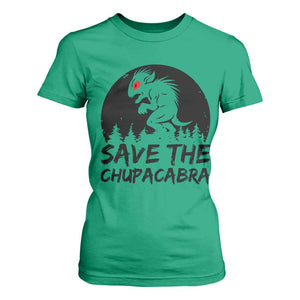 Chupacabra T Shirt For Women Funny Cryptid Save The Goat Sucker Gift TS12 Irish Green Print Your Wear