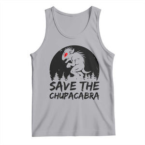Chupacabra Tank Top Funny Cryptid Save The Goat Sucker Gift TS12 Athletic Heather Print Your Wear