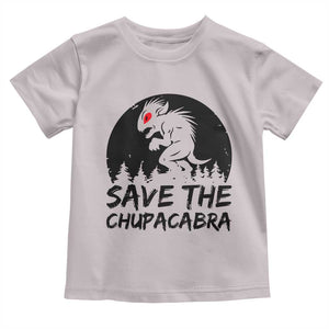 Chupacabra Toddler T Shirt Funny Cryptid Save The Goat Sucker Gift TS12 Ice Gray Print Your Wear