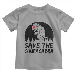 Chupacabra Toddler T Shirt Funny Cryptid Save The Goat Sucker Gift TS12 Sport Gray Print Your Wear