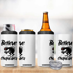 Urban Legends And Mystery Gift 4 in 1 Can Cooler Tumbler Believe Chupacabra TS12 Print Your Wear