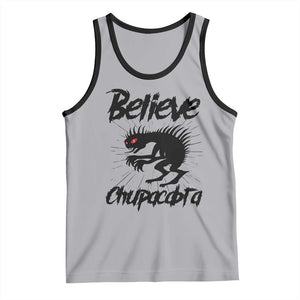 Urban Legends And Mystery Gift Tank Top Believe Chupacabra TS12 Athletic Heather Black Print Your Wear