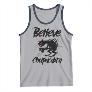 Urban Legends And Mystery Gift Tank Top Believe Chupacabra TS12 Athletic Heather Navy Print Your Wear